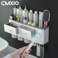 【CW】 Toothbrush Holder Toothpaste Dispenser   Paste - 1/2/3/4/5cups Aliexpress