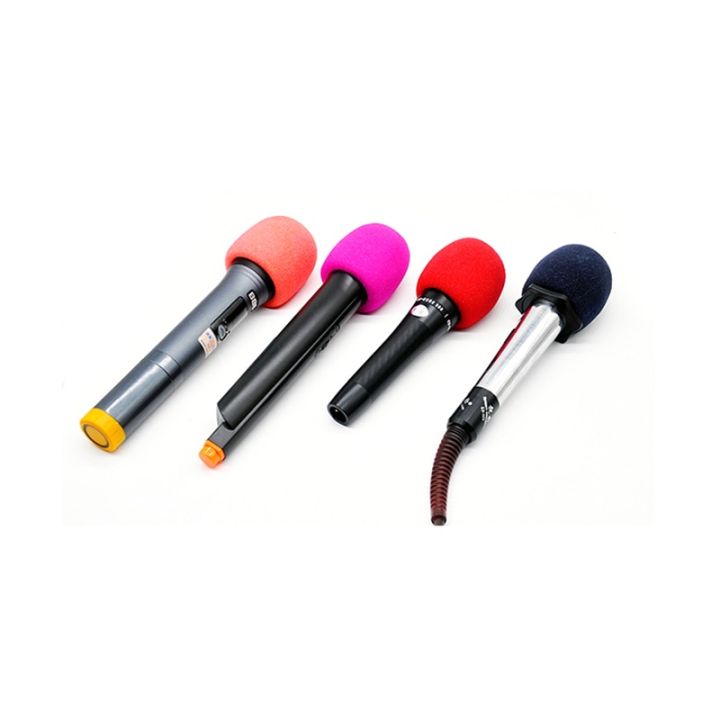 big-discount-5ชิ้น-ล็อต-universal-mic-อุปกรณ์เสริมโฟมมือถือไมโครโฟนกระจกฟองน้ำหมวกกระจก-microfone-microfono-สำหรับ-ktv