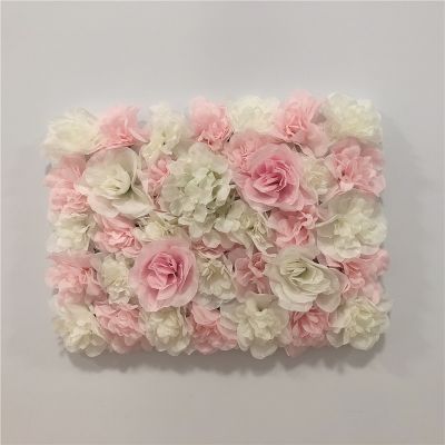 （A SHACK） 40x30เซนติเมตรสีขาวดอกไม้ประดิษฐ์ DIY ตกแต่งงานแต่งงานผนังแผง SilkFlower งานแต่งงานหน้าแรกฉากหลังตกแต่ง