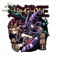 EARLFAMILY 13Cm X 11.5Cm สำหรับ Yu-Gi-Oh อนิเมะสติกเกอร์รถกระจกรถจักรยานยนต์รูปลอกรูปลอกกระดานโต้คลื่นอุปกรณ์เสริมรถยนต์ไวนิล