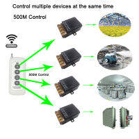 433Mhz High Power Wireless Remote Control Switch AC75-220V 30A 500M Control For Factory Farm Office Exhaust Fan Pump LED Light