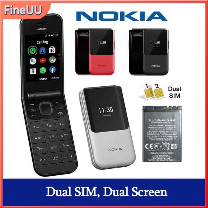 Original Nokia 2720 flip phone button 2G version Lazada PH