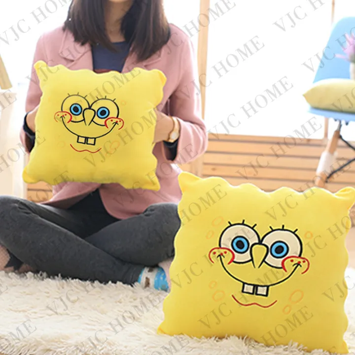 3in1 biscuit shape SpongeBob comfortable pillow cute SpongeBob cartoon