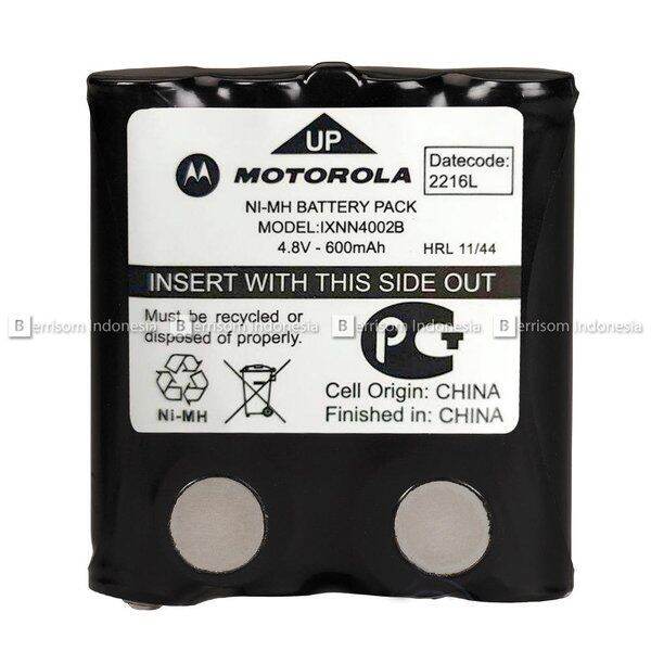 Battery batterai Motorola IXNN4002B Walkie Talkie TLKR T60 T80 T80X ...
