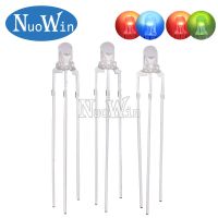 50pcs/lot 3MM Round Clear / Fog Two Colors Common Anode / Cathode LED Red Green / Blue Bi-Color 3 Pins Light Emitting Diode