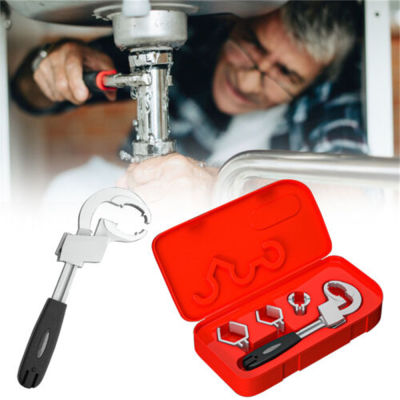 Kit Repair Spanner Multifunction Wrench Open End Tool Wrench Set Repair Tool Kit Bathroom Repair Water Pipe Wrench