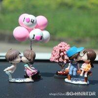 【hot】﹍❁❀  Car Decoration Cartoon Couples Figure Figurines Ornament Interior Dashboard Accessories for Gifts