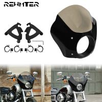 ∏ Motorcycle Gauntlet Headlight Fairing Lock Mount Kit For Harley Dyna Super Glide Custom FXDC 2006-2014 Super Glide FXD 06-10