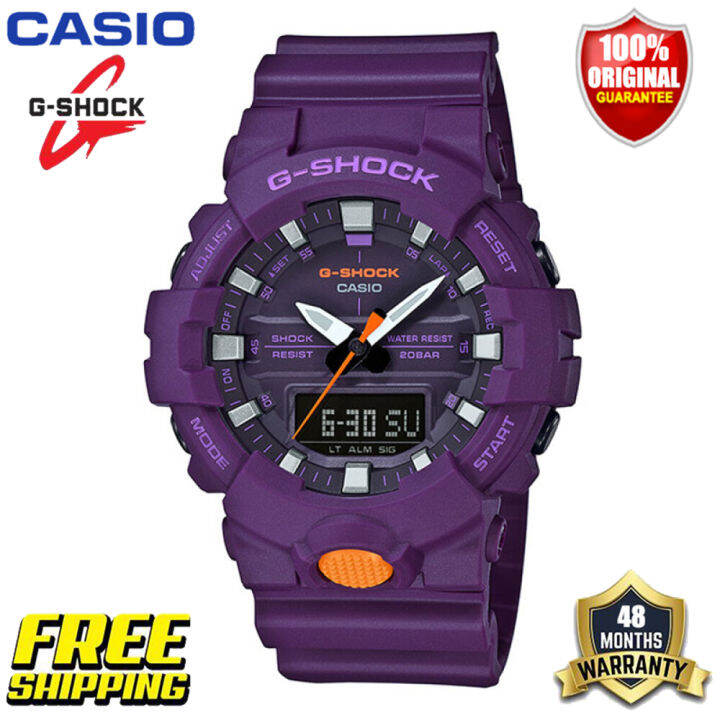 ต้นฉบับ-g-shock-ga800-ผู้ชายกีฬานาฬิกาคู่แสดงเวลา-200-เมตรกันน้ำกันกระแทกเวลาโลก-led-แสงอัตโนมัติรับประกัน-4-ปี-ga-800sc-6a-ใหม่แท้