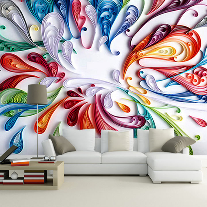 hot-custom-3d-mural-wallpaper-for-wall-modern-art-creative-colorful-floral-abstract-line-painting-wall-paper-for-living-room-bedroom