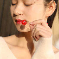 Manufacturers new style copper brooch cherry fruit brooch double earrings coat scarf bag accessories