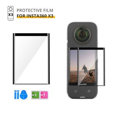 Filem Perelindungan untuk Insta360 Satu X3 Melengkung Filembut HD Kamera Pelindung Skrin Anti-Scratch Tindakan Kamera Protector