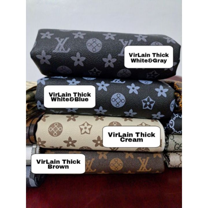 COD】 LV THiCK Seat Cover Thailand Luxury Motor/Car Leather