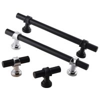 【hot】 Cabinet Handles Drawer Pulls T Bar Hardware Knobs