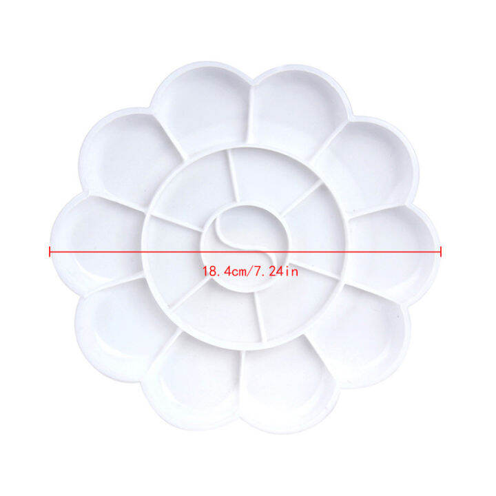easylover 18Well Watercolor Plastic Oil Painting Tray Mixing Palette