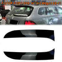 หน้าต่างด้านหลัง D Eflector แยกปีกด้านข้างสปอยเลอร์สติ๊กเกอร์ตัดปกสำหรับ VW G Olf 6 MK6ตัวแปรเกวียน2008-2013อุปกรณ์เสริมในรถยนต์