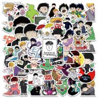 10/52Pcs Anime Mob Psycho 100 Stickers PVC Decals For Laptop Luggage Scrapbook Phone Motorcycle Helmet Stickers Kids Toy