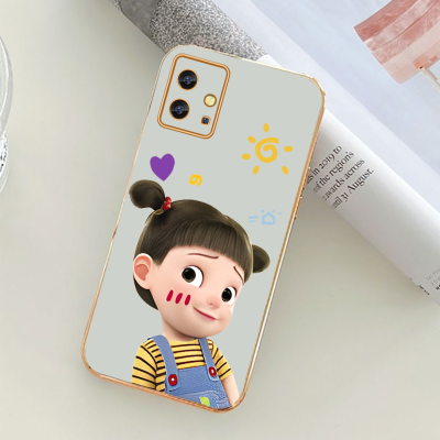 CLE Shockproof Phone Case Compatible For Vivo Y01 Y3s Y7S Y10 Soft Back Cover Thickened Drop-Resistant Cover