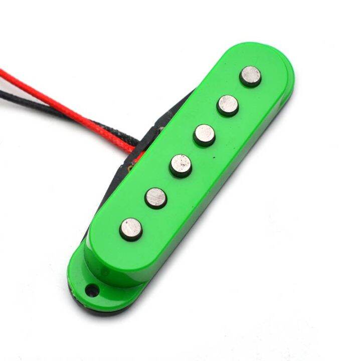 alnico-5-single-coil-staggered-top-fiber-bobbin-pickup-electric-guitar-pickup-neck-middle-bridge-50-50-52mm-for-fd-guitar-green