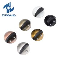 Rubber Magnetic Door Stops Stainless Steel Floor Mount Magnetic Door Holder Door Stoppers Nail-free Doorstops Door Hardware Locks