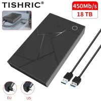 TISHRIC USB 3.0ถึงพอร์ต SATA ฮาร์ดไดรฟ SSD กล่องฮาร์ดดิสก์ SATA กล่องเอ็กเทอนอล  สภาพทึบกล่องฮาร์ดดิสก์เคส HDD