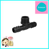 สามทางเกลียวนอก PE TOWAI 20X3/4นิ้วX20 มม. สีดำ แพ็ก 10 ชิ้นTEE PIPE FITTING PE MPT TOWAI 20X3/4INX20MM BLACK 10PCS/PACK **บริการเก็บเงินปลายทาง**