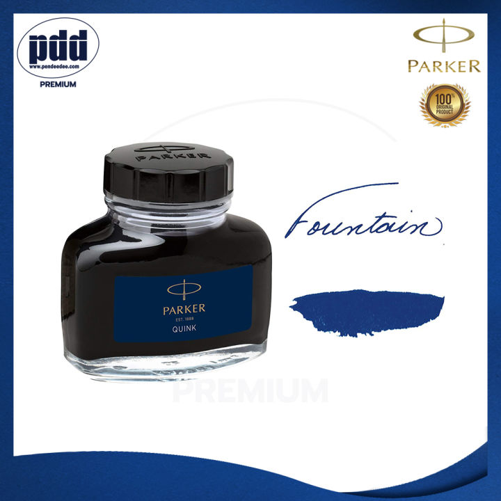 parker-น้ำหมึกขวด-ป๊ากเกอร์-ควิ้ง-สำหรับ-ปากกาหมึกซึม-หมึกดำ-น้ำเงินเข้ม-parker-quink-ink-bottle-for-fountain-pen-black-deep-blue-ink-หมึกเติม