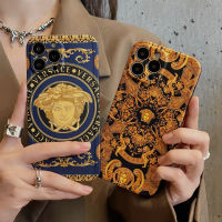 Luxury brand New Phone case for iphone 14 14pro 14promax 13 13pro 13promax 2023 Official new design Gold color Elegant style soft case for iphone 12 12pro 12promax 11 11promax High quality shock-proof protection phone case business