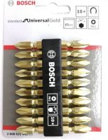 ดอกไขควงลมสีทอง Bosch 2หัวแฉก 2x65  (1ดอก)