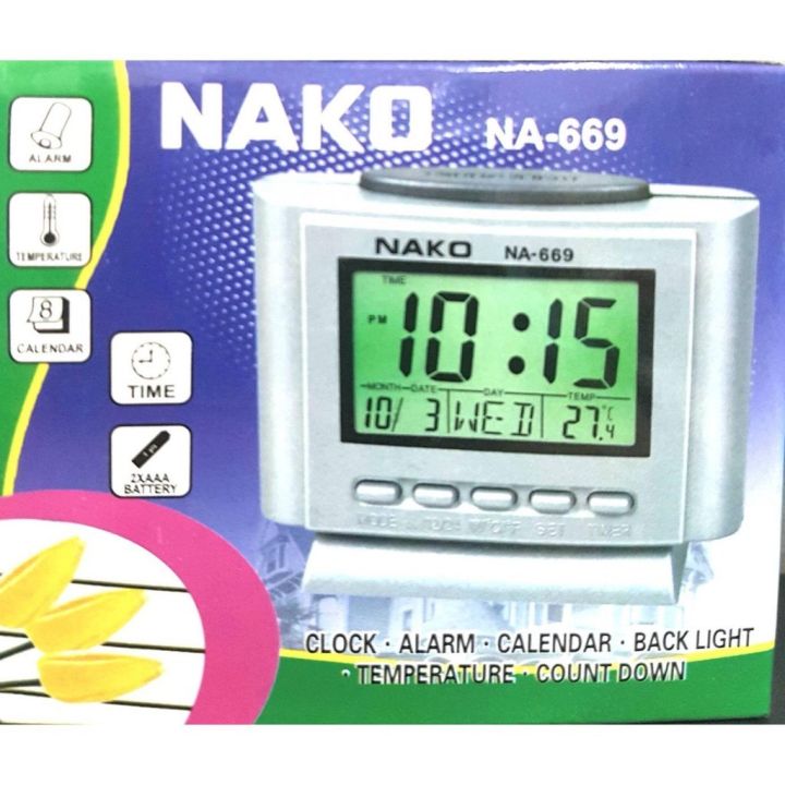 นาฬิกา-na-669-จอ-led-ตั้งโต๊ะ-ตั้งปลุกได้-มีไฟ-black-light-เป็นนาฬิกานับเวลาถอยหลัง-บอกอุณหภูมิห้อง-นาฬิกาตั้งโต๊ะตัวเลขดิจิตอล