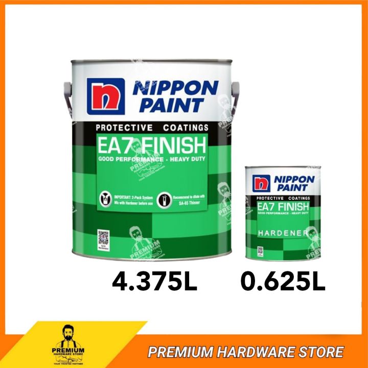 NIPPON PAINT EA7 Finish 5L Protective Coating Interior Epoxy Tile Steel ...