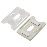 Car Organization Card Sleeve For Windshield Glass Tag Durable ID IC Card Holder Sucker Card Holder