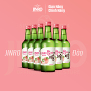 CHÍNH HÃNG Soju Hàn Quốc JINRO VỊ ĐÀO 360ml - Hộp 6 chai