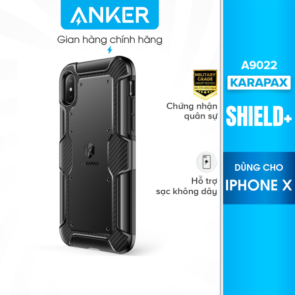 Ốp lưng Karapax Shield+ cho iPhone X by Anker – A9022