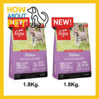 อาหารลูกแมว Orijen Kitten สำหรับแมวอายุ 2เดือน+ หรือหย่านม 1.8กก. (2ถุง) Orijen Kitten Food Cat Food for Kitten 2 Months Old and Up 1.8kg. (2bag)