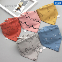 MAIM 5Pcs/4Pcsผ้ากันเปื้อนเด็กทารกชุดมารดาCotton Bandana Bibs Babadorน้ำลายเด็กผ้าขนหนูผ้าพันคอสามเหลี่ยมผ้าซับน้ำลายเด็ก