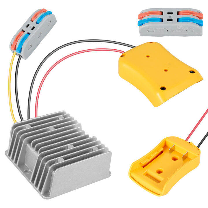 dagafga-ตัวแปลงขาลง20v-ถึง12v-ใช้ได้กับ-dcb203-dcb204-dcb206เรกูเลเตอร์เครื่องแปลงไฟที่เสถียรตัวแปลงขาลงตัวแปลงขาลง20v-ถึง12v