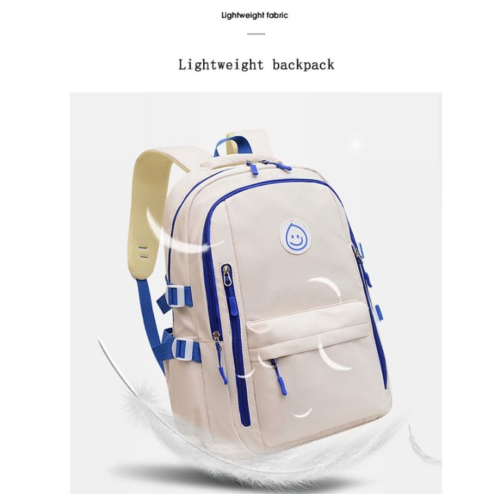 กระเป๋านักเรียน-preppy-สำหรับแฟชั่นเป้สะพายหลังกระเป๋าเป้สะพายหลังวัยรุ่นสีทึบง่าย