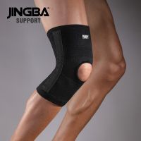 JINGBA สนับสนุนเข่า Pad วอลเลย์บอลเข่าสนับสนุนกีฬากลางแจ้งบาสเกตบอลเข่ารั้งสนับสนุนฤดูใบไม้ผลิ rodillera deportiv