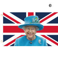 ฟลายธงชาติอังกฤษ Elizabeth 70th ครบรอบงานฉลอง90*150ซม. แบนเนอร์กลางแจ้งสำหรับ Parade ปาร์ตี้ธีมสากลพร้อมรูแบบห่วง2022ควีนออฟอังกฤษทางการเมือง