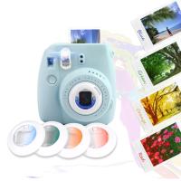 4สีกล้องเลนส์กรองกล้องแฟลชตัวกรองสำหรับInstax Mini 7S/8/8 +/9อุปกรณ์เสริมการถ่ายภาพ-fbgxbgdbnxxfn