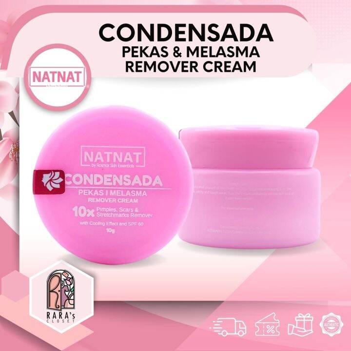 Natnat By Rosmar Condensada Pekas Melasma Remover Cream Lazada Ph