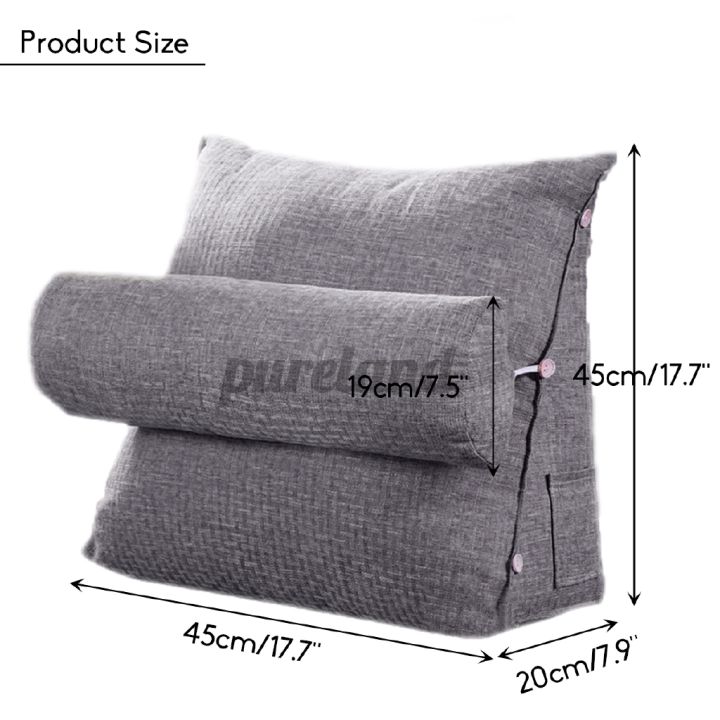 tiktok-45-45-20cm-back-wedge-cushion-pillow-sofa-bed-office-chair-rest-neck-support