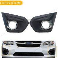 Fog Light Cover For Subaru Impreza 2012 2013 2014  Fog Lamp Trim 57731FJ000 57731FJ010  Headlight Shade Grille Frame Grill