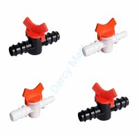 4 6 8 10 12 16 20 25mm Hose Barbed Two Way Straight Reducing Plastic Ball Valve Aquarium Garden Irrigation Water Flow Control