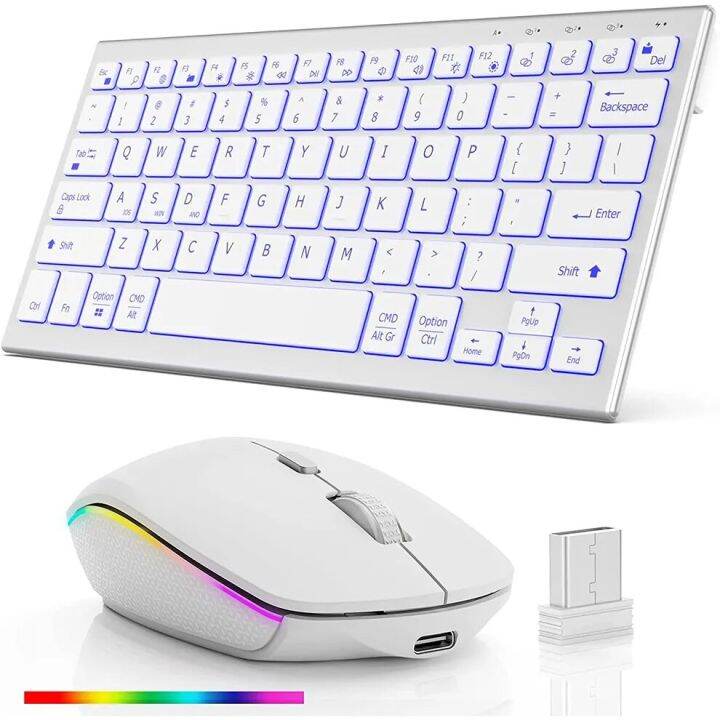 Bluetooth Keyboard And Mouse Backlit For For Ios And Multidevice
