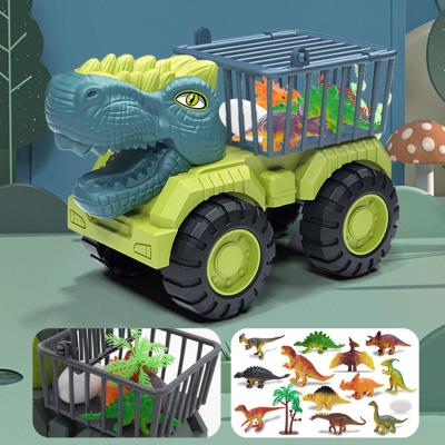 MagiDeal Creative Dinosaur Truck Toys W/ 2 Dinosaur for Boys Girls Ages 3+ Gifts