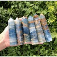 1Pc Natural Blue Calcite Towers / Top High Quality / Transformation Meditation Stone / Home Decoration And Collection.