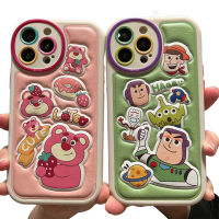 LYQ เคสฝาครอบป้องกันลายการ์ตูนเคสโทรศัพท์มือถือขายใช้ได้กับ Iphone 14/13/12/11ซีรีส์