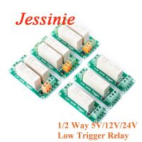 5V 12V 24V 1 2 Channel Relay Module Low Level Trigger Solid State Relay DC Control Board Module DC Single Phase Device 5A